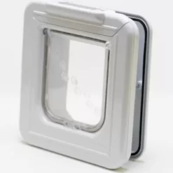 Cat Mate Elite I.D. Disc Cat Door With Timer Control, 2 In. Wall Liner -Pet Supply Store 1866873 A2