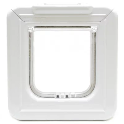 Cat Mate Elite Microchip And I.D. Disc Cat Door With Timer Control, 4 In. Wall Liner 1 Cat Mate Elite Microchip And I.D. Disc Cat Door With Timer Control, 4 In. Wall Liner