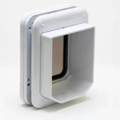 Cat Mate Microchip And I.D. Disc Cat Door For Entry Control, White -Pet Supply Store 1866882 A3