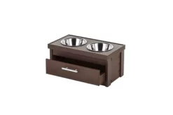 New Age Pet Small Piedmont Diner, 20 Oz., Russet -Pet Supply Store 1866985 A6