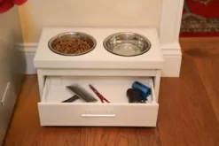 New Age Pet Small Piedmont Diner, 20 Oz., White -Pet Supply Store 1866986 A2