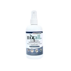Nixall Pet Skin And Coat Grooming Solution, 8 Oz.