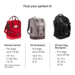 Kurgo Nomad Carrier Backpack -Pet Supply Store 1922279 A3