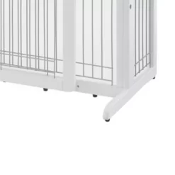 Richell Freestanding Pet Gate, Large, Origami White -Pet Supply Store 1935442 A3