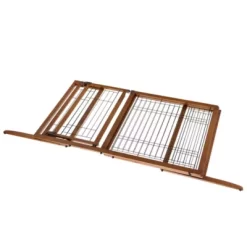 Richell Deluxe Freestanding Pet Gate, Large -Pet Supply Store 1935443 A2