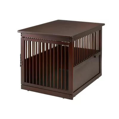 Richell 1-Door Wooden End Table Pet Crate, Large, 41.5 In.