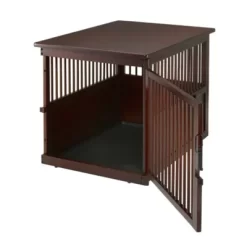 Richell 1-Door Wooden End Table Pet Crate, Large, 41.5 In. 7 Richell 1-Door Wooden End Table Pet Crate, Large, 41.5 In. -Pet Supply Store 1935445 A2