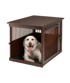 Richell 1-Door Wooden End Table Pet Crate, Large, 41.5 In. 9 Richell 1-Door Wooden End Table Pet Crate, Large, 41.5 In. -Pet Supply Store 1935445 A4