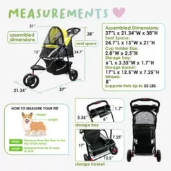 Petique Revolutionary Stroller, ST11150004 -Pet Supply Store 1968011 A3