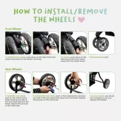 Petique Glacier Pet Stroller, ST07010000 -Pet Supply Store 1968013 A6