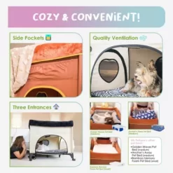 Petique Bedside Lounge Pet Bed, BD01700104 -Pet Supply Store 1968022 A7