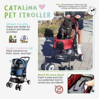 Petique Catalina Pet Stroller - Blue Jay 1ST06020000 2 Petique Catalina Pet Stroller - Blue Jay 1ST06020000 - Image 2