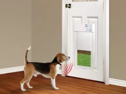 High Tech Pet Medium Power Pet Door For Door Installations - Wi-Fi Smartphone Controlled, PX1-WF -Pet Supply Store 1972810 A3