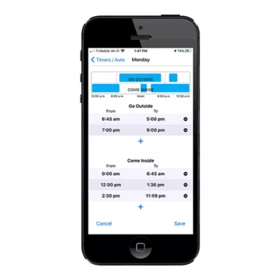 High Tech Pet Medium Opening Power Pet Door For Wall Installations - Wi-Fi Smartphone Controlled, PX-1WFW 6 High Tech Pet Medium Opening Power Pet Door For Wall Installations - Wi-Fi Smartphone Controlled, PX-1WFW - Image 6