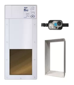 High Tech Pet Large Opening Power Pet Door For Wall Installations - Wi-Fi Smartphone Controlled, PX-2WFW