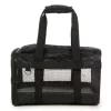 Sherpa Original Deluxe Travel Pet Carrier, Airline Approved & Guaranteed On Board - Black Lattice, Medium