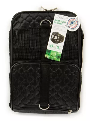 Sherpa Original Deluxe Travel Pet Carrier, Airline Approved & Guaranteed On Board - Black Lattice, Medium 8 Sherpa Original Deluxe Travel Pet Carrier, Airline Approved & Guaranteed On Board - Black Lattice, Medium - Image 8