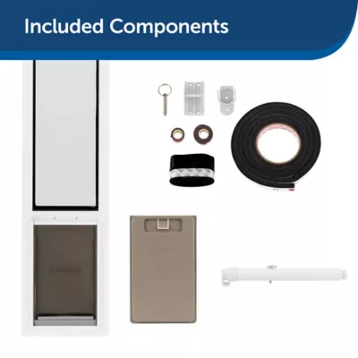 PetSafe Extreme Weather Sliding Glass Pet Door, Medium 7 PetSafe Extreme Weather Sliding Glass Pet Door, Medium - Image 7