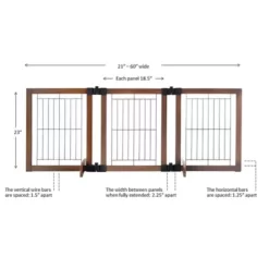 MyPet Wide Versa-Lock Freestanding Pet Gate, 5402 -Pet Supply Store 2030420 A5