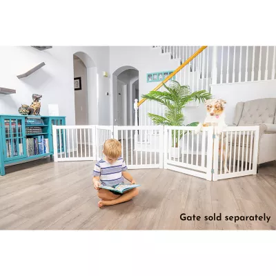 Primetime Petz 360 Configurable Freestanding Indoor Dog Gate With Walkthrough Door, 24 H 10 Primetime Petz 360 Configurable Freestanding Indoor Dog Gate With Walkthrough Door, 24 H - Image 10