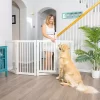 Primetime Petz 360 Configurable Freestanding Indoor Dog Gate With Walkthrough Door, 36 H