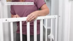 Primetime Petz Safety Mate DIY Expandable Pet Gate, Grey -Pet Supply Store 2054208 VIDEO 3 480x270 1200k