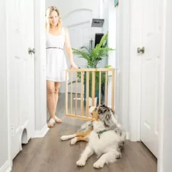 Primetime Petz Safety Mate DIY Expandable Pet Gate, Natural -Pet Supply Store 2054209 A2