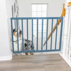 Primetime Petz Safety Mate DIY Expandable Pet Gate, Smokey Blue -Pet Supply Store 2054211 A3