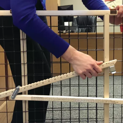 MyPet Extra Wide Wire Mesh Pet Gate, 4619A 3 MyPet Extra Wide Wire Mesh Pet Gate, 4619A - Image 3