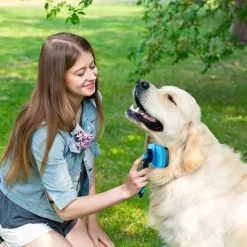 Boshel Self-Cleaning Slicker Brush For Dogs - Deshedding Brush For Cats - Slicker Dog Brush - Pet Fur Comb -Pet Supply Store 2068481 A5