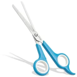 Boshel Dog Thinning Shears - 7 In. Straight Dog Trimming Shears With Safe Rounded Tips - 26 Teeth Pet Grooming Scissors