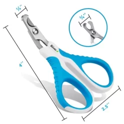 Boshel Cat Nail Clippers - Razor-Sharp, Angled & Safe Cat Nail Trimmers - Comfy Ergonomic Non-Slip Handle Pet Nail Clippers -Pet Supply Store 2068492 A3