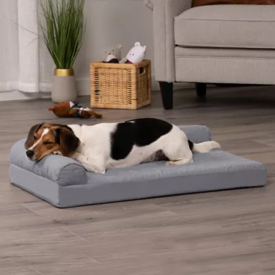 FurHaven Paw-Quilted Full Support Orthopedic Deluxe L-Chaise Dog Bed 2 FurHaven Paw-Quilted Full Support Orthopedic Deluxe L-Chaise Dog Bed - Image 2