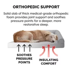 FurHaven Paw-Quilted Full Support Orthopedic Deluxe L-Chaise Dog Bed 15 FurHaven Paw-Quilted Full Support Orthopedic Deluxe L-Chaise Dog Bed -Pet Supply Store 2088511 A4