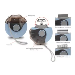 KennelMaster Blue 3 In 1 Multi-functionPet Comb, MFRC4 -Pet Supply Store 2090261 A3
