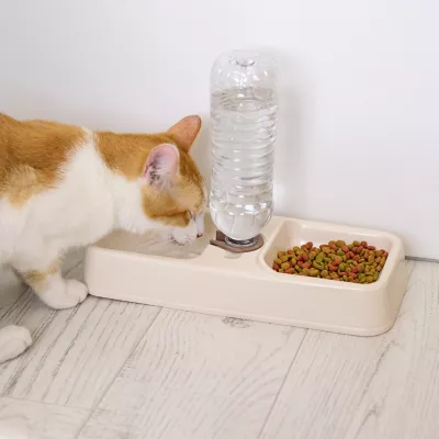 IRIS USA Pet Crate Water Feeder, Beige 3 IRIS USA Pet Crate Water Feeder, Beige - Image 3