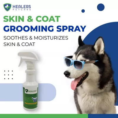 Healers PetCare Skin And Coat Grooming Solution 8oz 2 Healers PetCare Skin And Coat Grooming Solution 8oz - Image 2