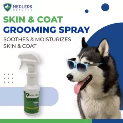 Healers PetCare Skin And Coat Grooming Solution 16oz -Pet Supply Store 2237656 A1