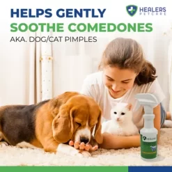 Healers PetCare Skin And Coat Grooming Solution 16oz -Pet Supply Store 2237656 A5