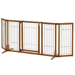 Richell Wide Premium Plus Freestanding Pet Gate With Door