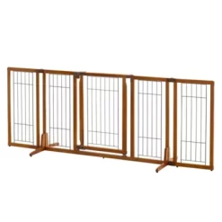 Richell Wide Premium Plus Freestanding Pet Gate With Door -Pet Supply Store 2244633 A2