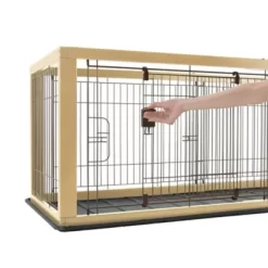 Richell Expandable Pet Crate Small - Natural -Pet Supply Store 2244644 A2