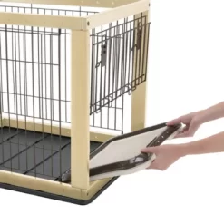 Richell Expandable Pet Crate Medium - Natural -Pet Supply Store 2244645 A3