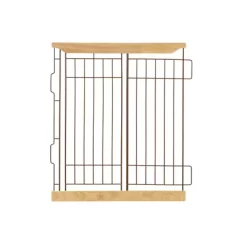 Richell Expandable Pet Crate Divider, Small In Natural Brown, 30006