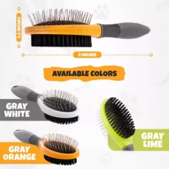 Precious Tails Double-Sided Grooming Brush -Pet Supply Store 2264988 A7