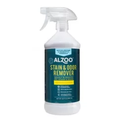 New! Alzoo Plant Based Stain And Odor Remover Citrus Vanilla Scent, 32 Oz.