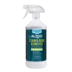 New! Alzoo Plant Based Stain And Odor Remover Apple Blossom Scent, 32 Oz.