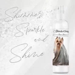 New! The Blissful Dog Shine-On + Sheen Dog Coat Conditioner & De-Tangling Spray, 8 Oz -Pet Supply Store 2291672 A2