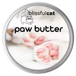 New! The Blissful Dog Paw Butter For Cats, 2 Oz Tin