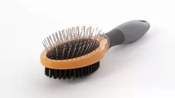 New! Precious Tails Double Sided Brush, Orange